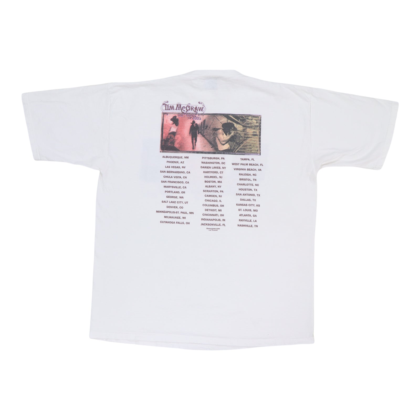 2001 Tim McGraw Set This Circus Down Tour Shirt | Authentic