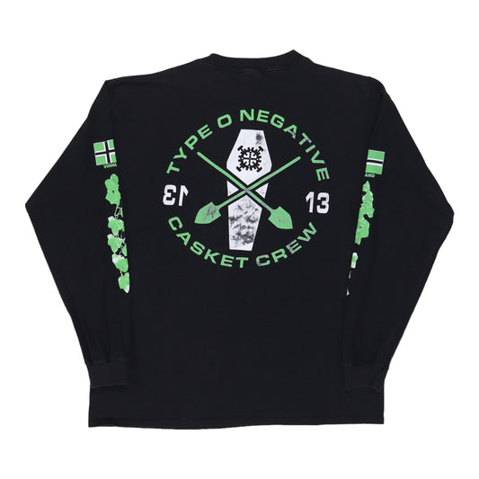 1995 Type O Negative Pledge To Women Casket Crew Long Sleeve Shirt
