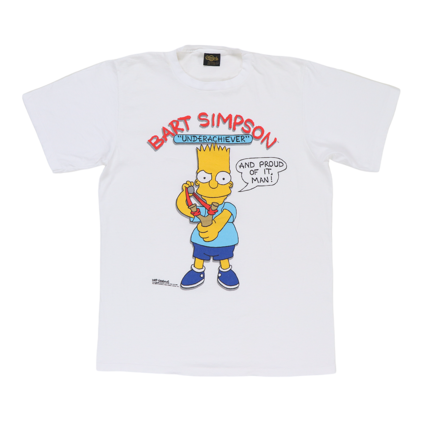 1989 The Simpsons Bart Underachiever Shirt