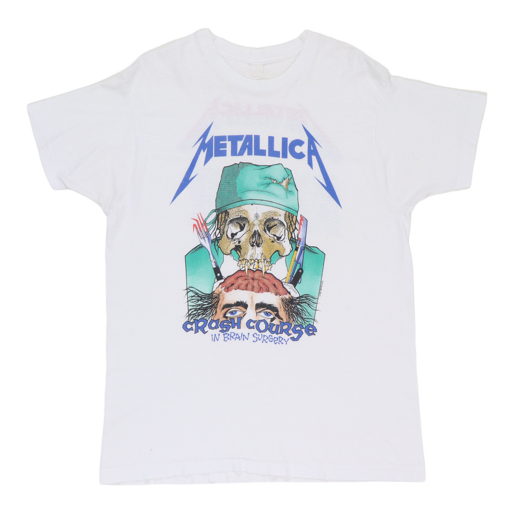 1987 Metallica Crash Course In Brain Surgery Shirt