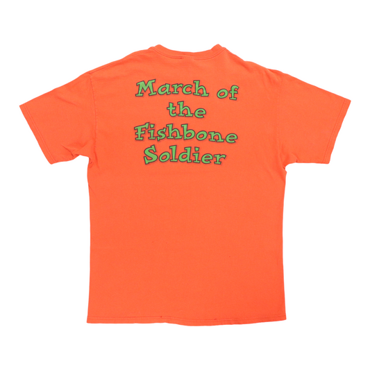 1990s Fishbone March Of The Fishbone Soldier Shirt Back
