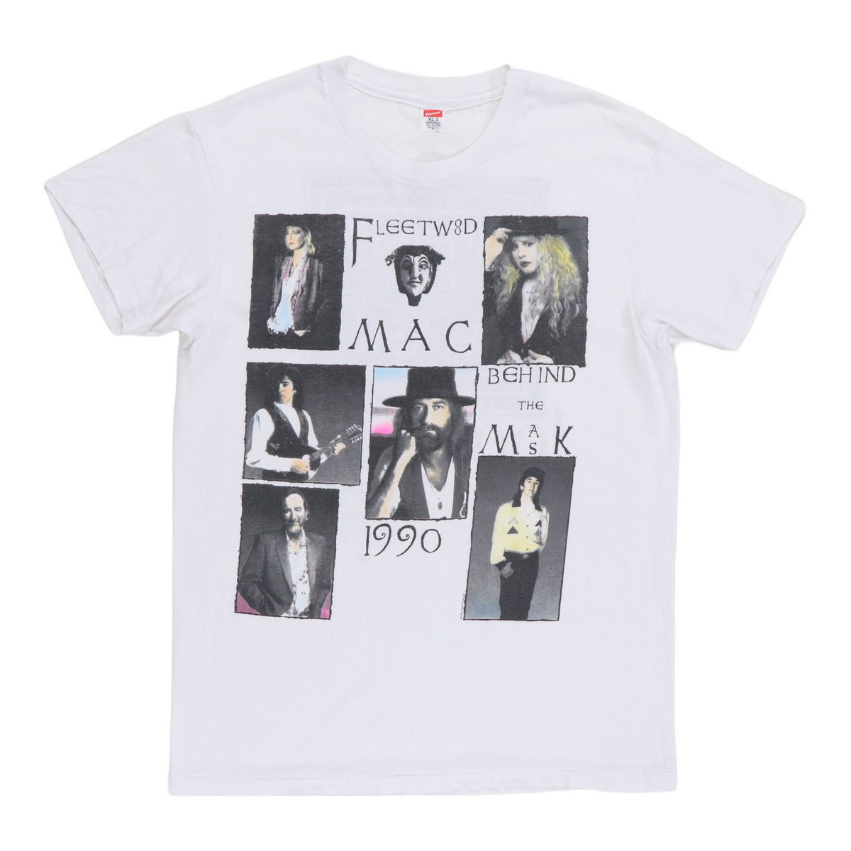 1990 Fleetwood Mac Behind The Mask Tour Shirt | Authentic Vintage