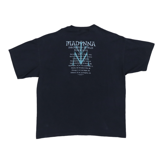 2001 Madonna Drowned Tour Shirt | Authentic Vintage Tee – WyCo Vintage