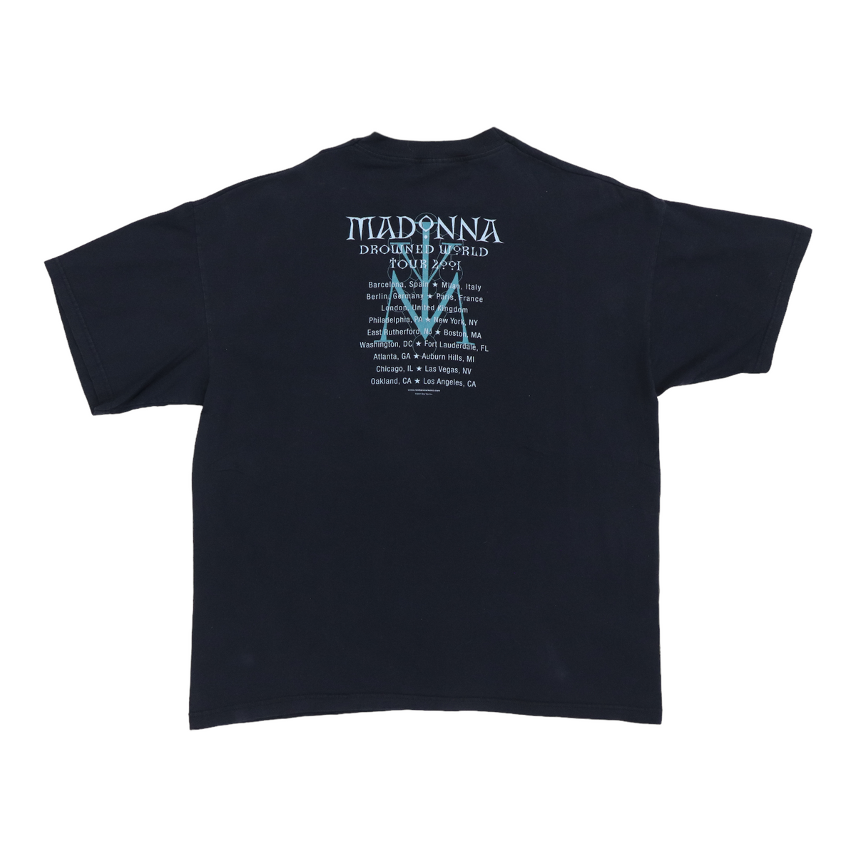 2001 Madonna Drowned Tour Shirt | Authentic Vintage Tee – WyCo Vintage