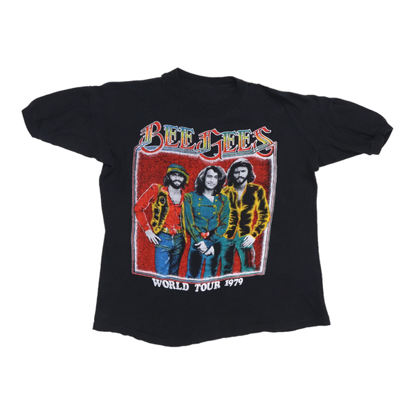 1979 Bee Gees World Tour Shirt | Authentic Vintage Tee – WyCo Vintage