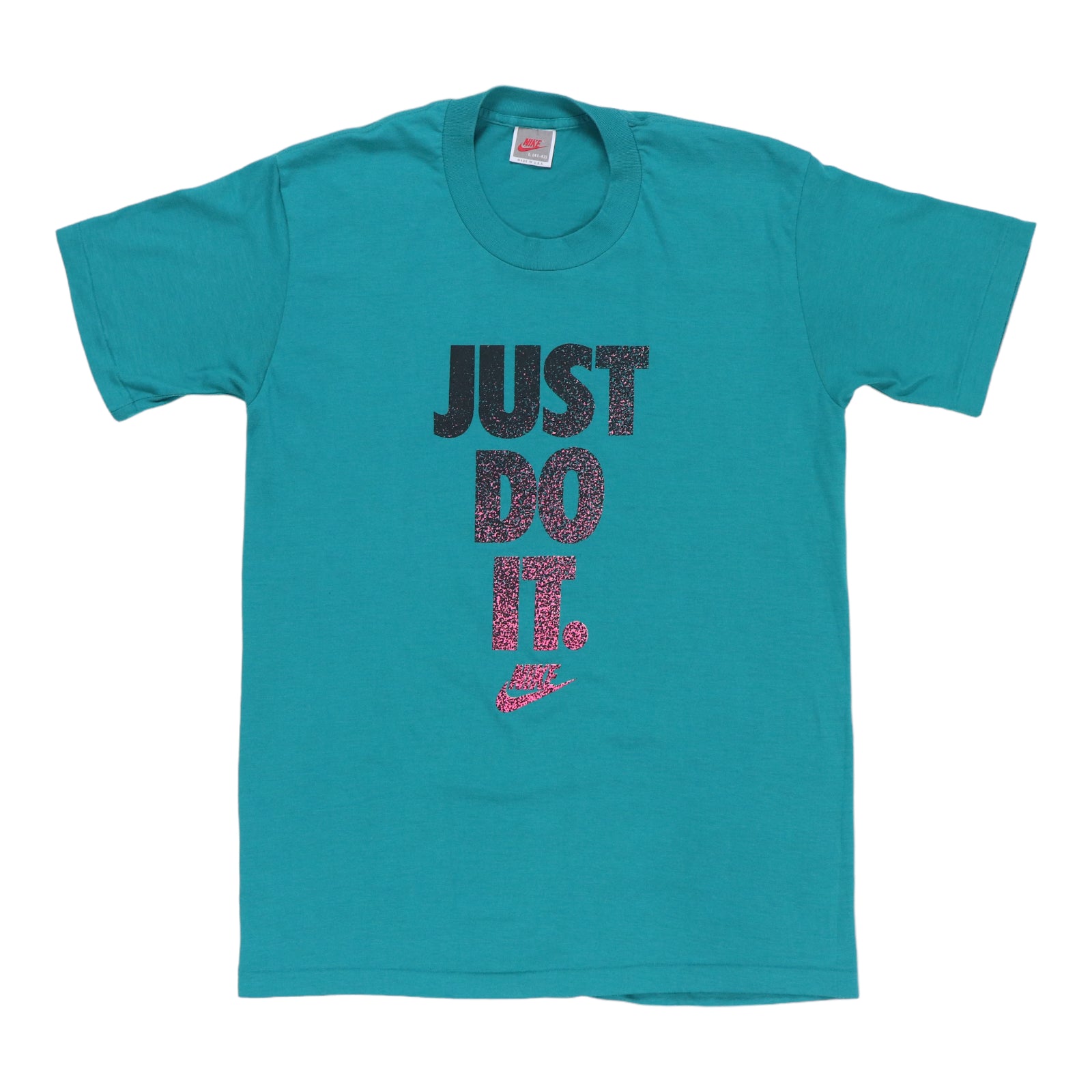 90‘s vintage NIKE Tee Just do it MAXI OP Vintage 1990s 90s Nike Just Do It Swoosh Art Design V-Neck T