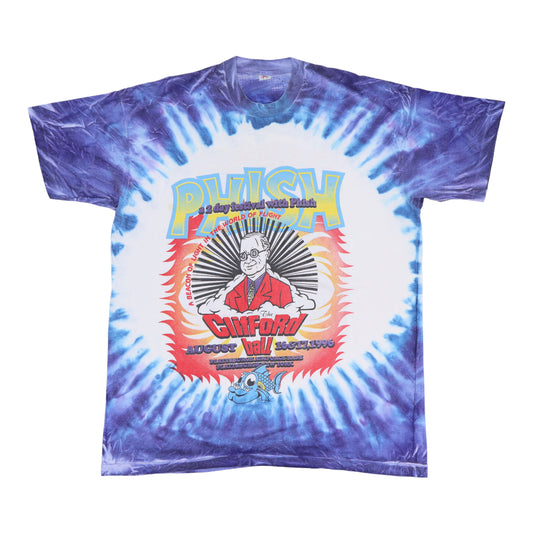 1996 Phish Clifford Ball Concert Tie Dye Shirt