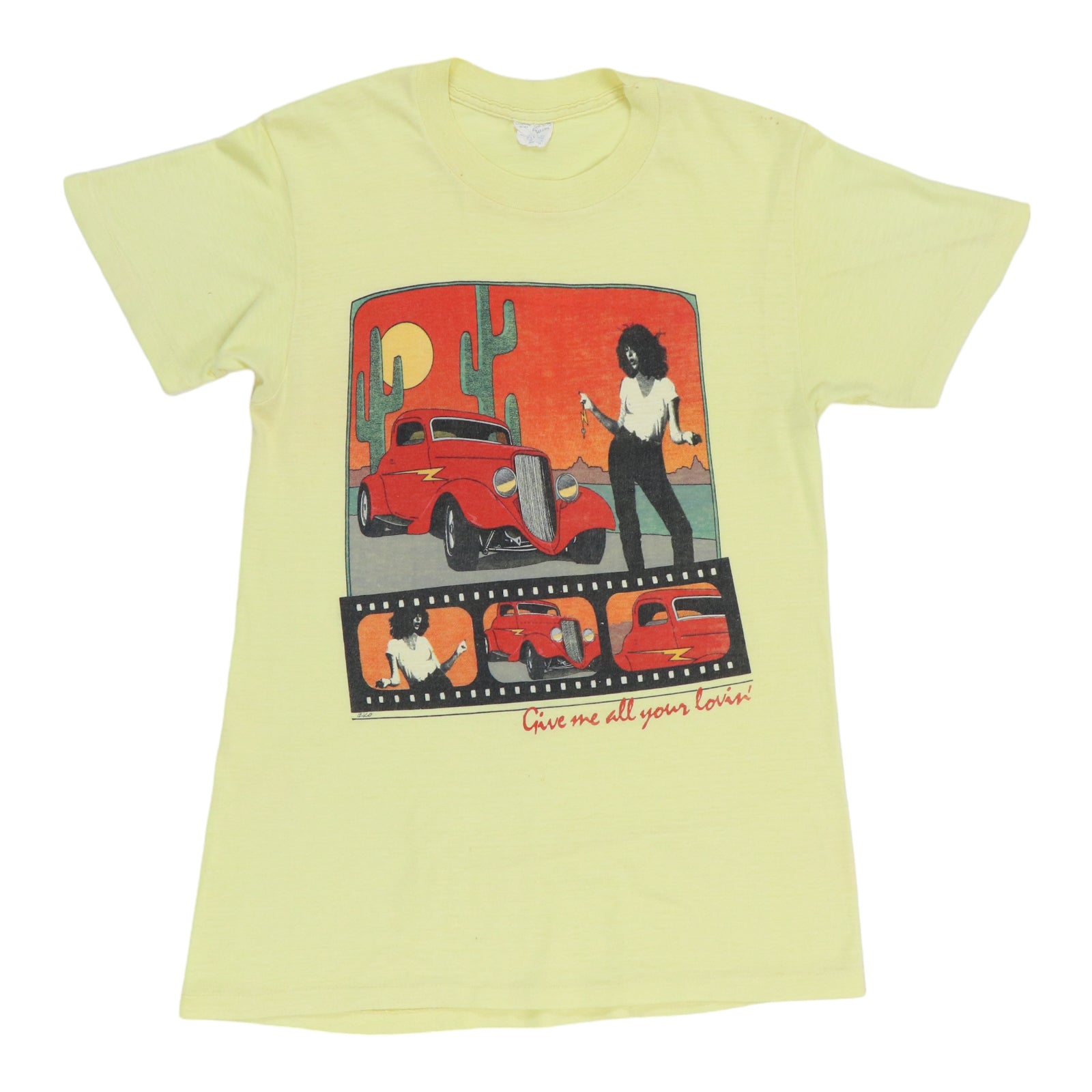 1983 ZZ Top Give Me All Your Lovin Shirt | Authentic Vintage Tee