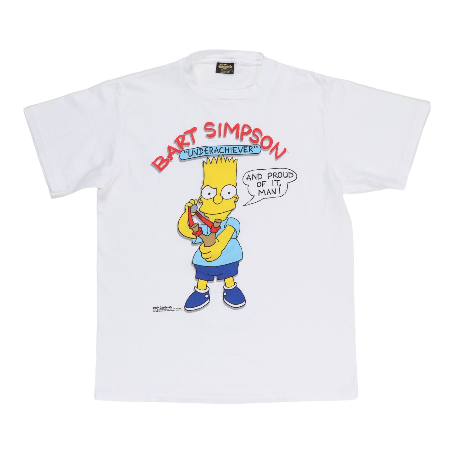 1989 The Simpsons Bart Underachiever Shirt