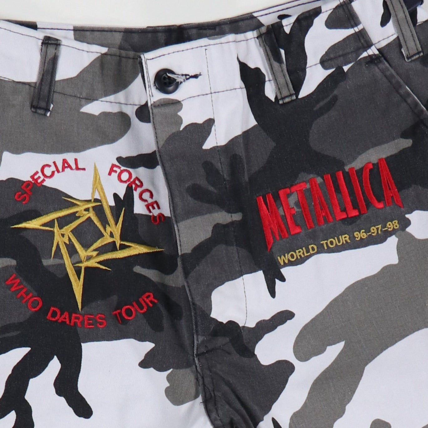 1996 Metallica Crew Camo Cargo Tour Pants