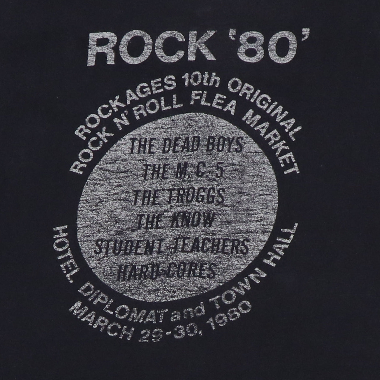1980 Dead Boys Rockages Concert Shirt