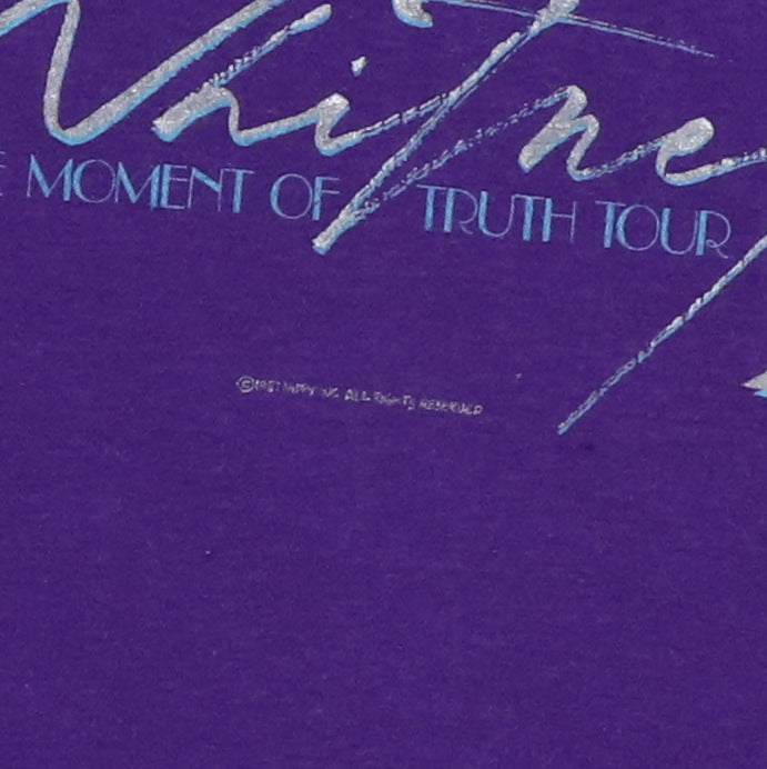 1987 Whitney Houston Moment Of Truth Tour Shirt