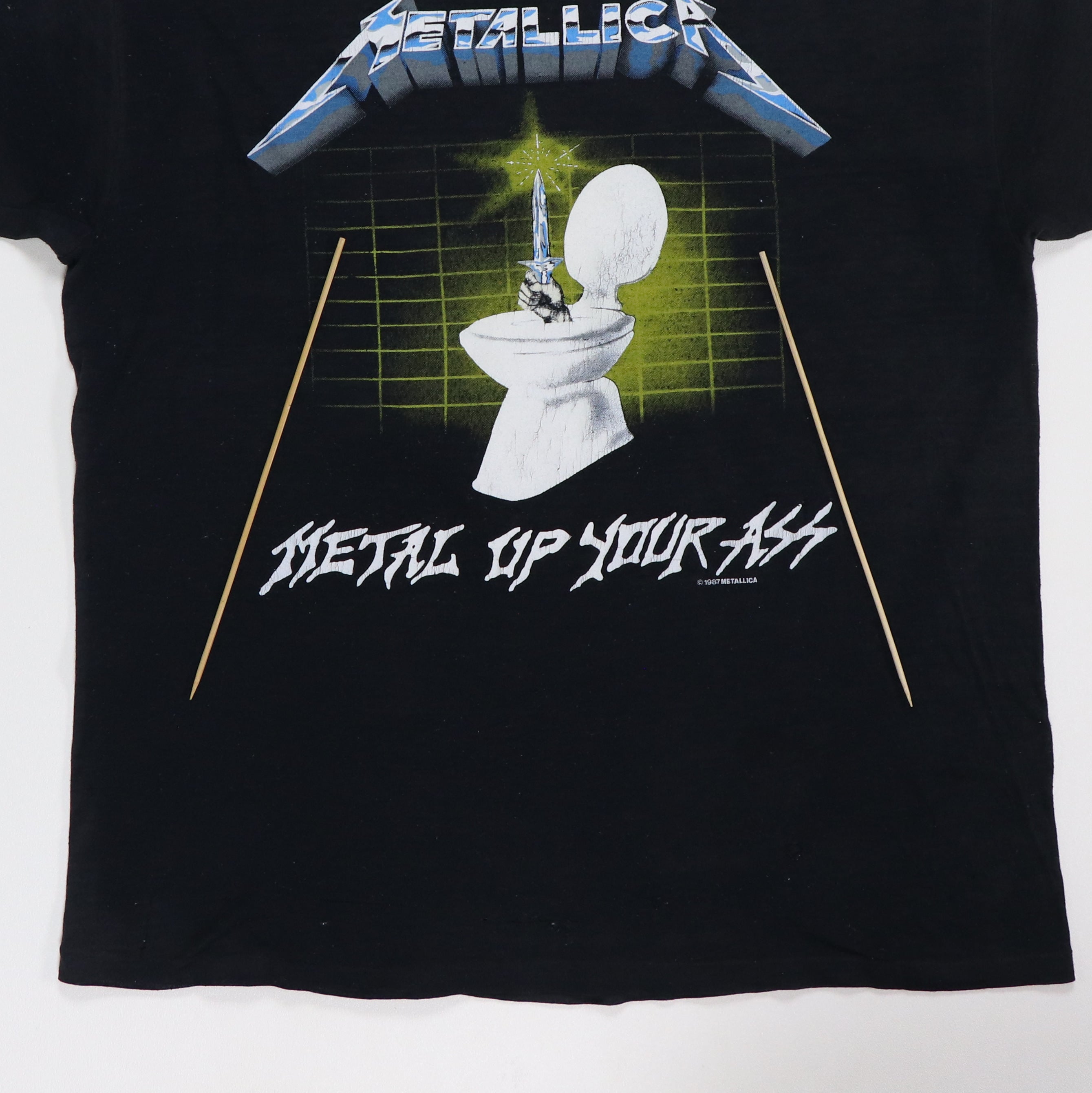 LLICA L UP YOUR ASS Tシャツ XL 87年 1987 Metallica Metal Up Your Ass Shirt | Authentic Vintage Tee