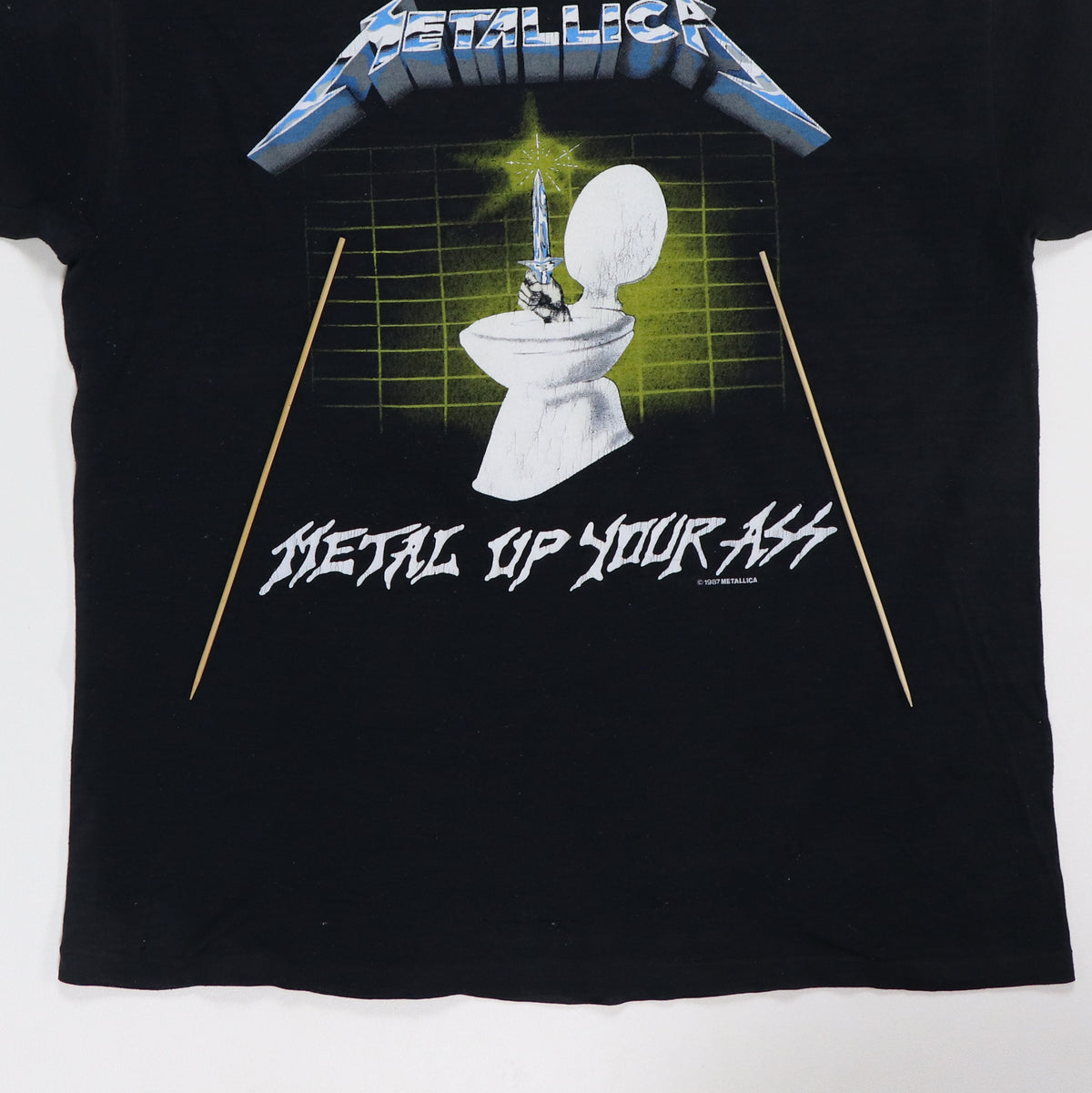 1987 Metallica Metal Up Your Ass Shirt | Authentic Vintage Tee 