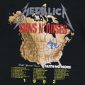 1992 Guns N Roses Metalica Tour Shirt