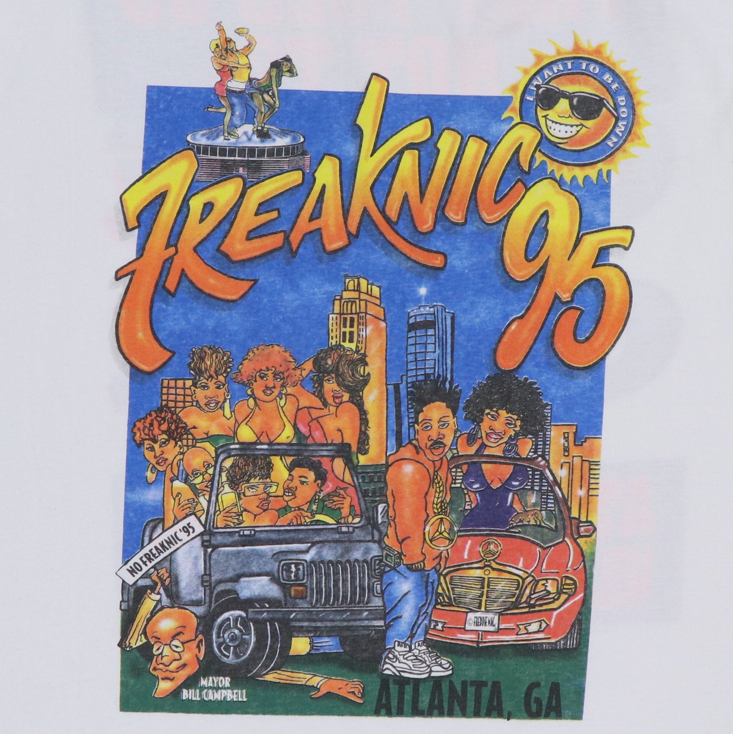 1995 Freaknik Atlanta Spring Break Shirt