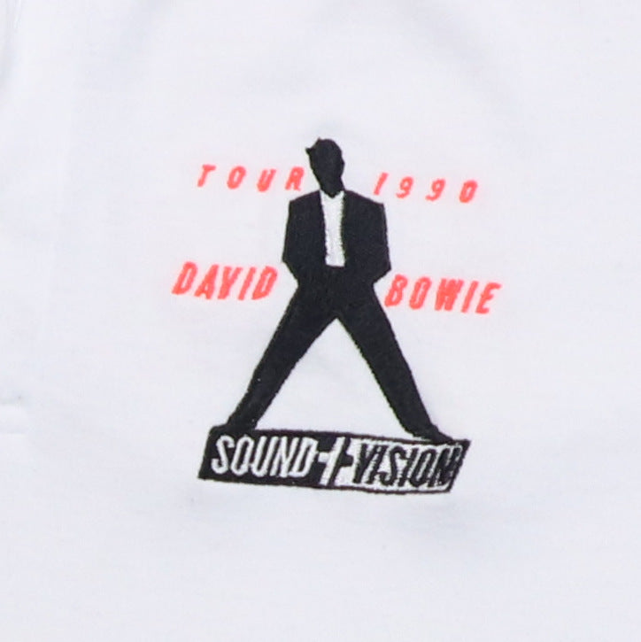 1990 David Bowie Sound + Vision Tour Crew Polo Shirt