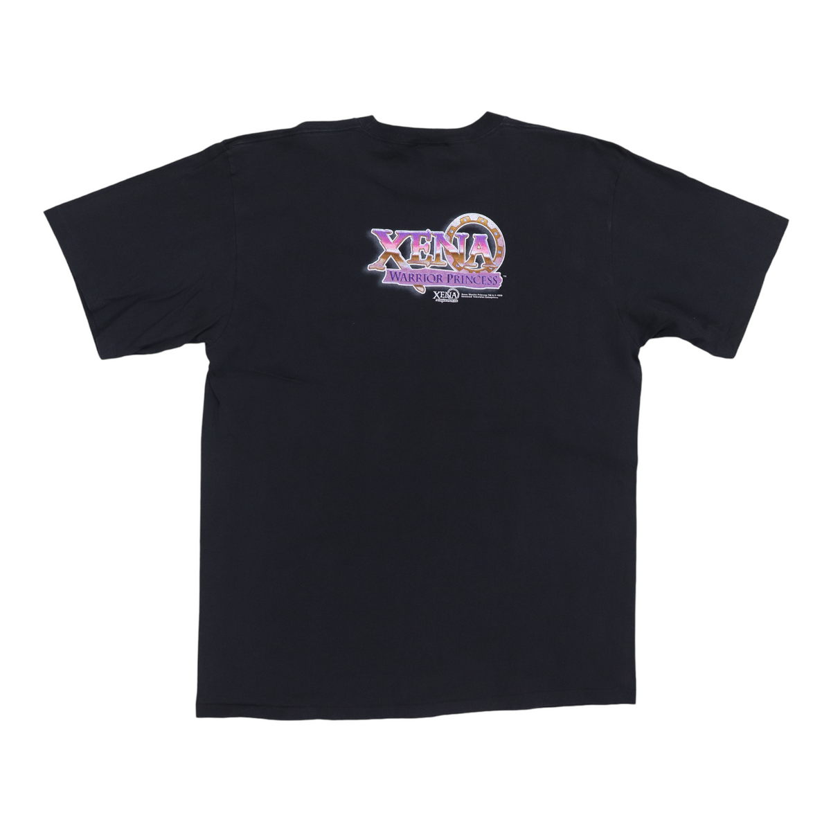 XENA WARRIOR PRINCESS Lucy Lawless N'Avez Mess Avec Moi Licence Adulte T-Shirt EUR 36,85