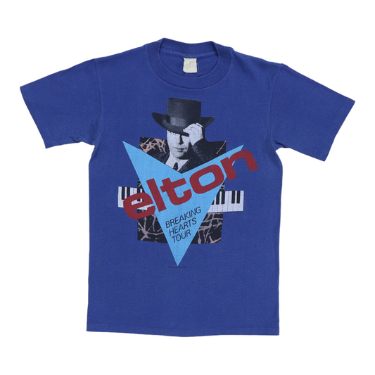 1984 Elton John Breaking Hearts Tour Shirt