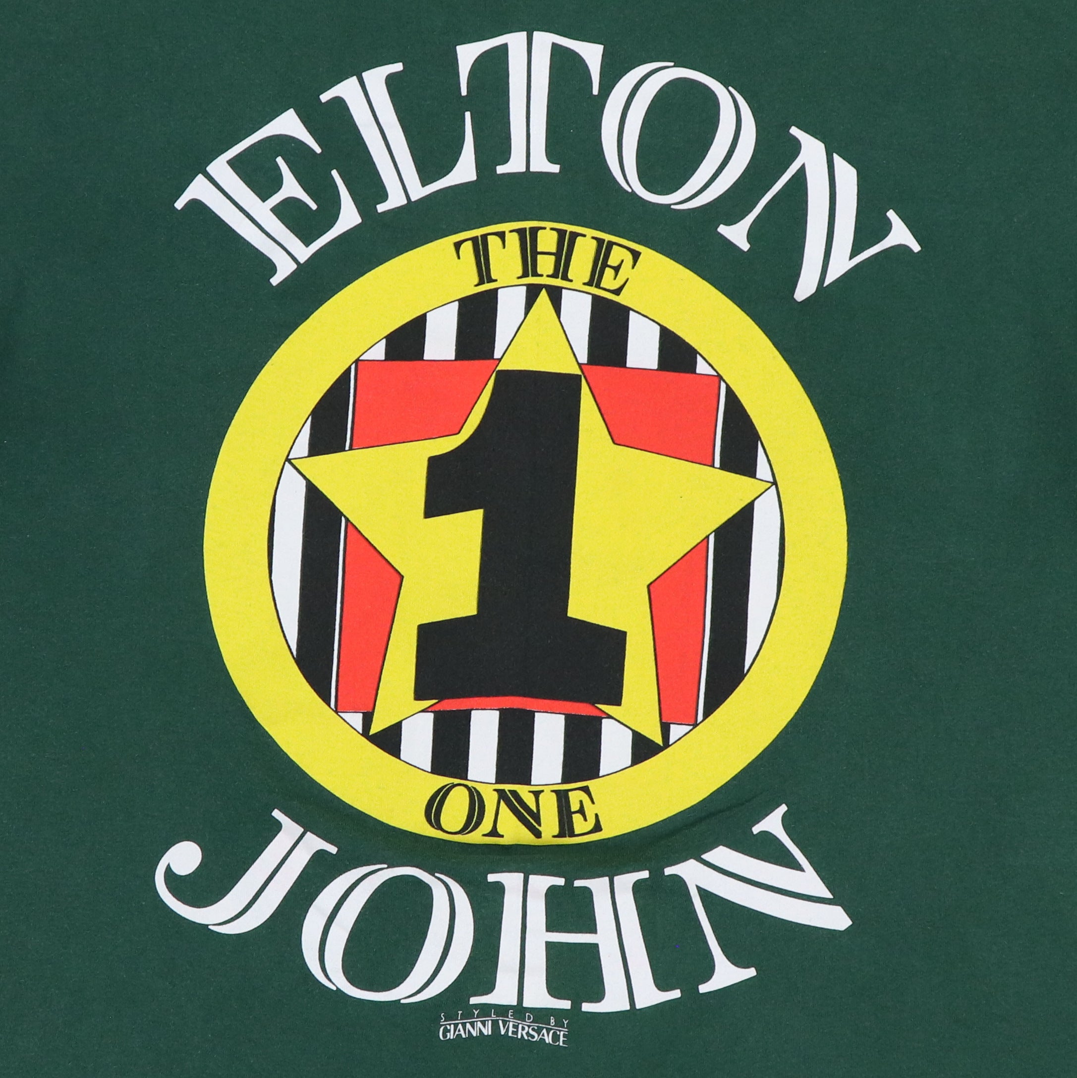 Original vintage 1992 Elton John The One Versace Tour Shirt