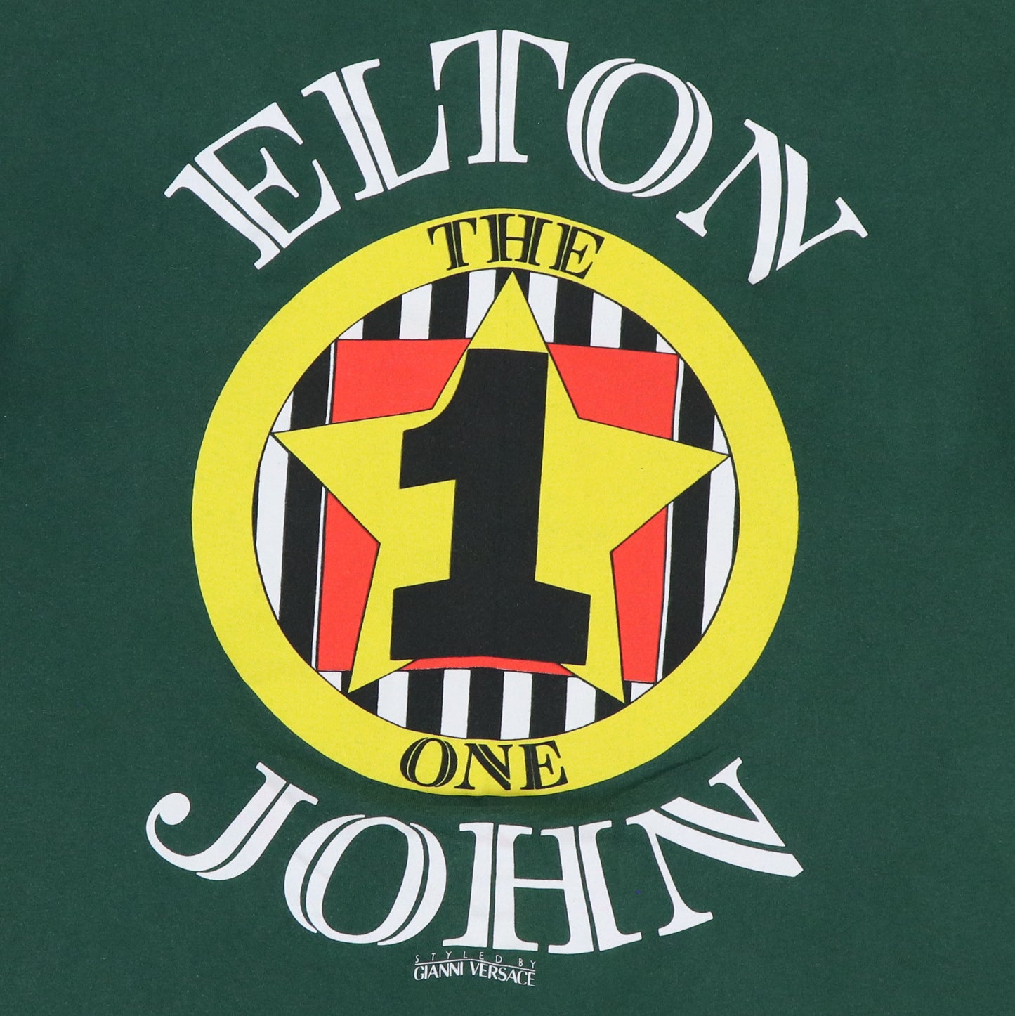 1992 Elton John The One Versace Tour Shirt