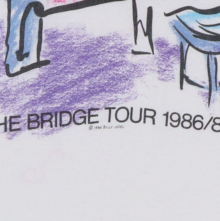 1986 Billy Joel The Bridge Tour Shirt