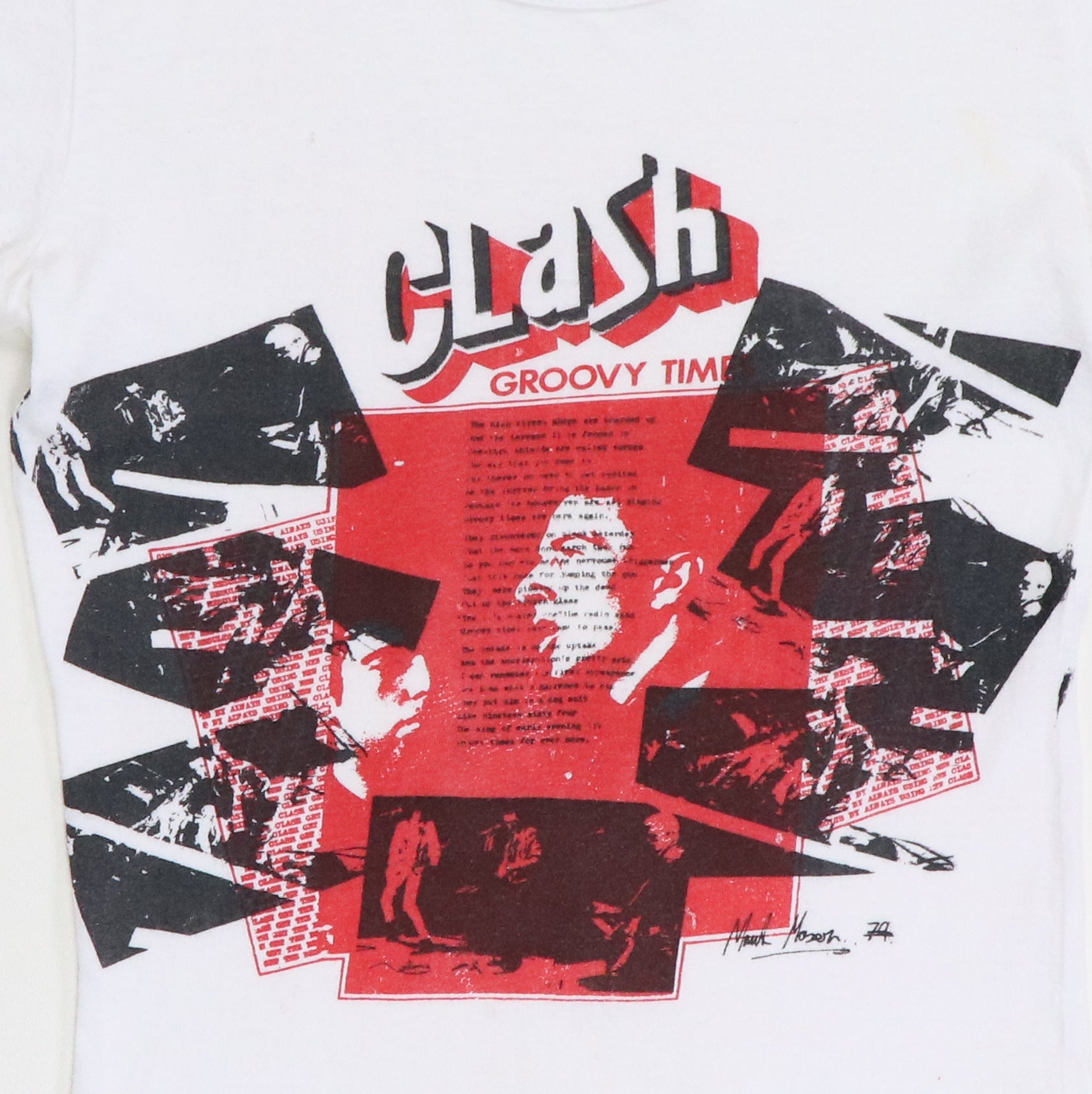 1979 The Clash Groovy Times Shirt | Authentic Vintage Tee – WyCo