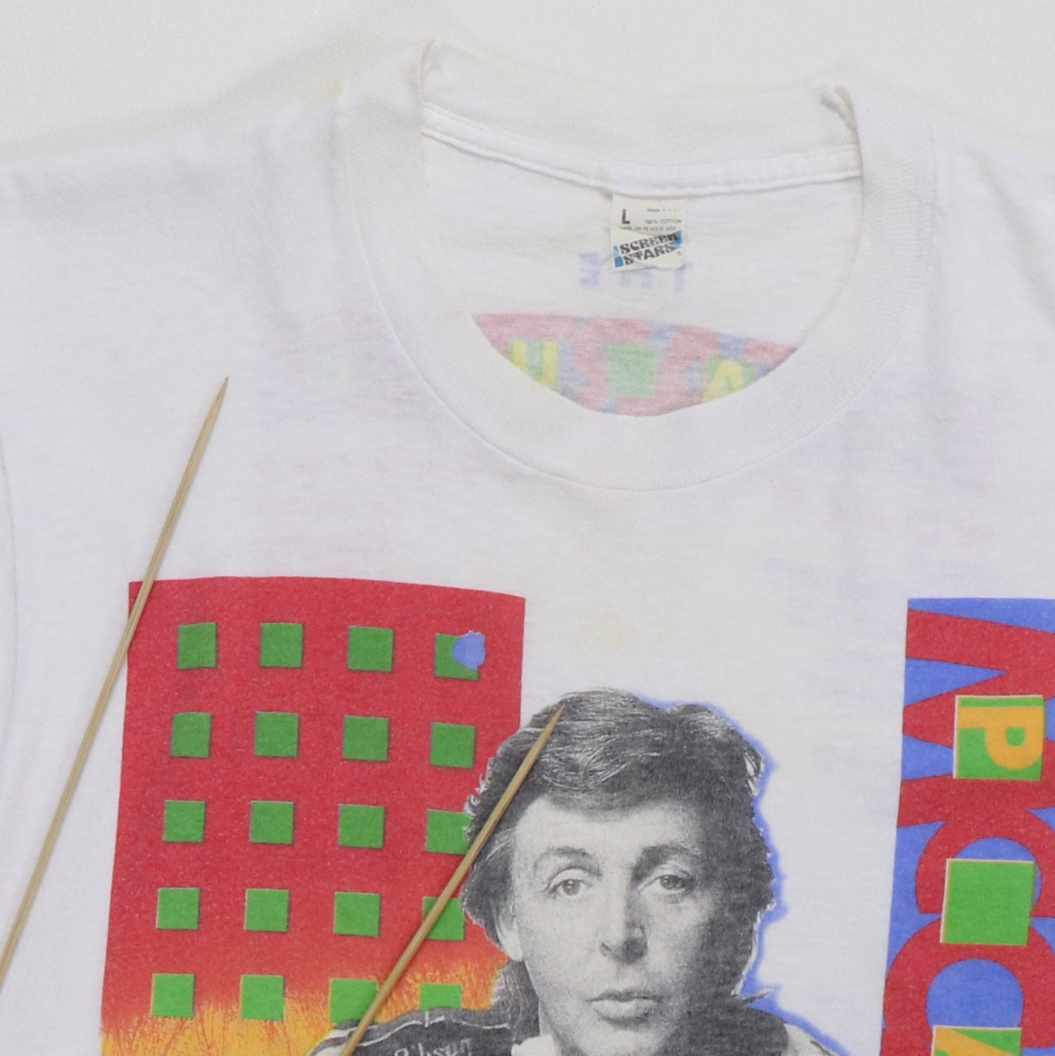 1989 Paul McCartney World Tour Shirt | Authentic Vintage Tee