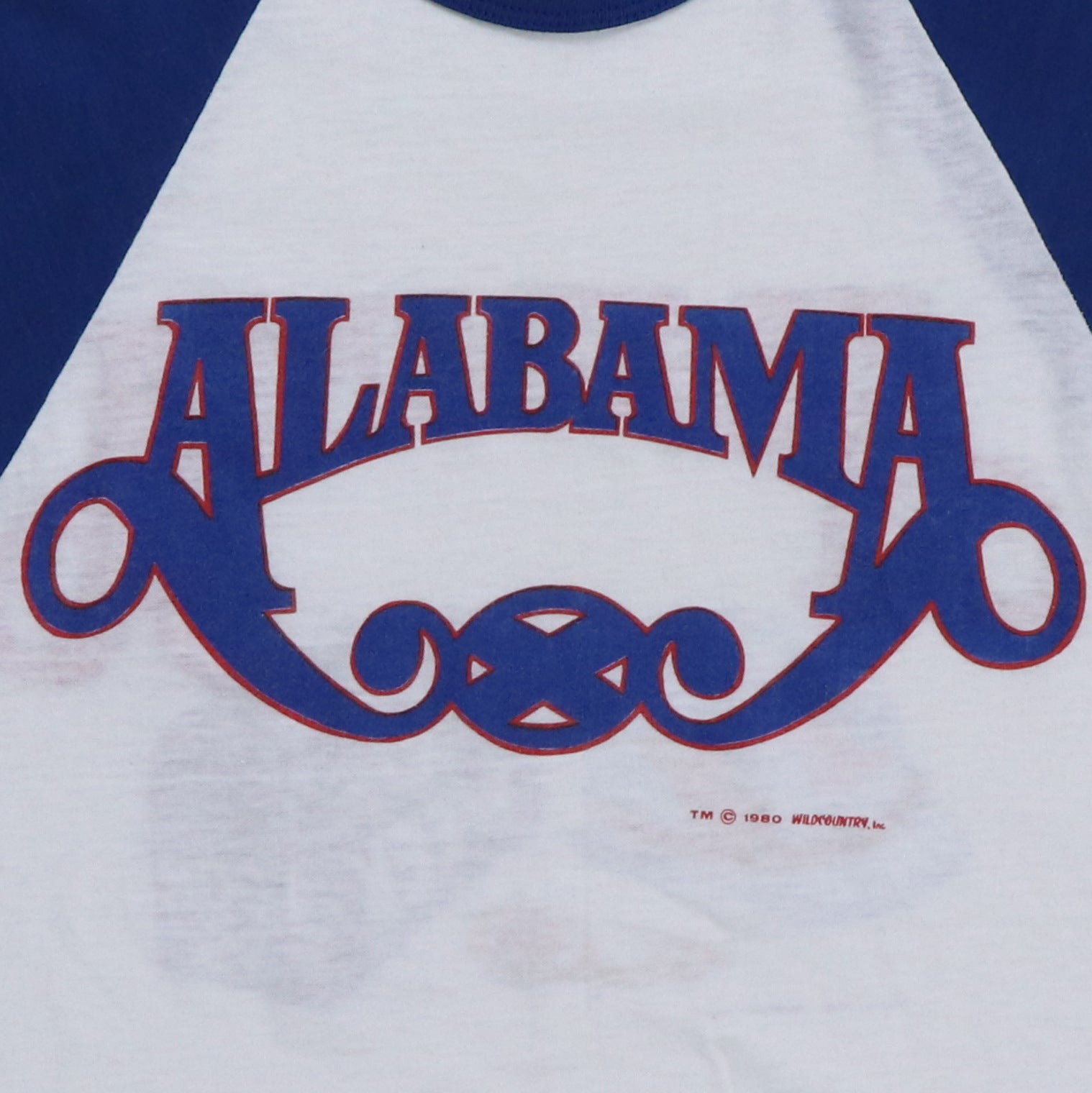80sラグランTシャツALABAMAバンド84 80's R/S shirt Band Tshirt Alabama 古着 us古着 バンドt