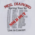 1982 Neil Diamond World Tour Shirt