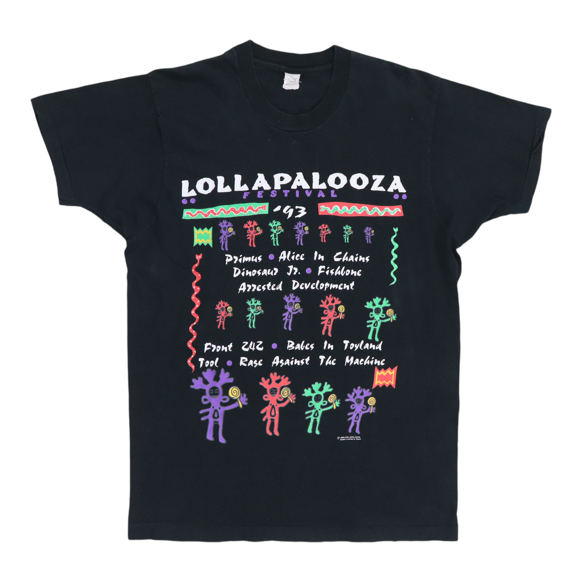 Lollapalooza 90s Tシャツ ヴィンテージ 1993 Lollapalooza Tour Shirt | Authentic Vintage Tee – WyCo Vintage