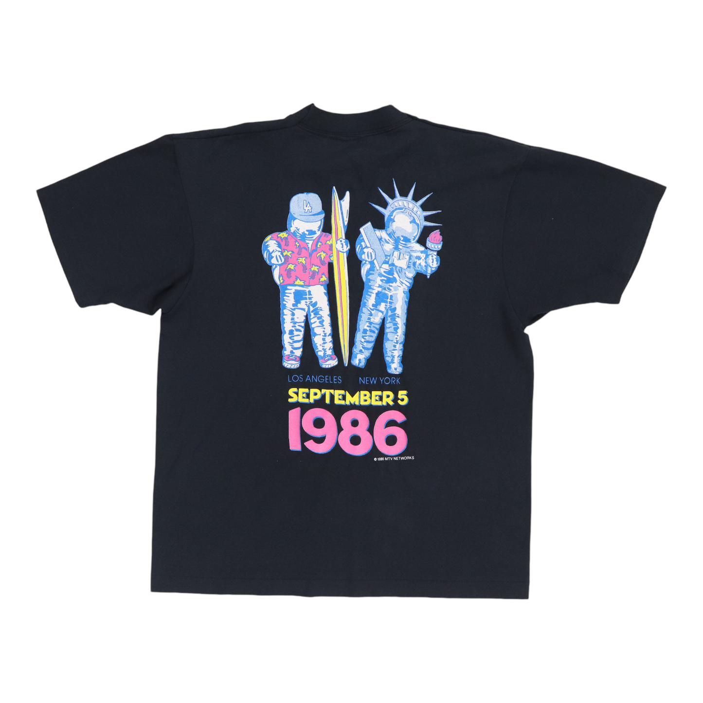 Vintage 1986 MTV Video Music Awards Crew Shirt – WyCo Vintage Vintage 1986 MTV Video Music Awards Crew Shirt – WyCo Vintage