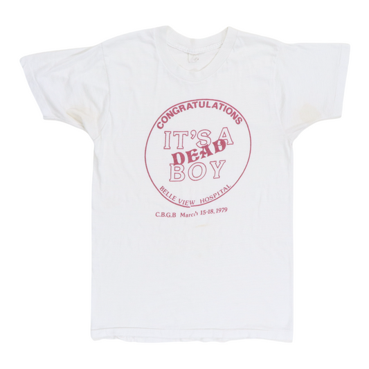 1979 Dead Boys CBGB Concert Shirt