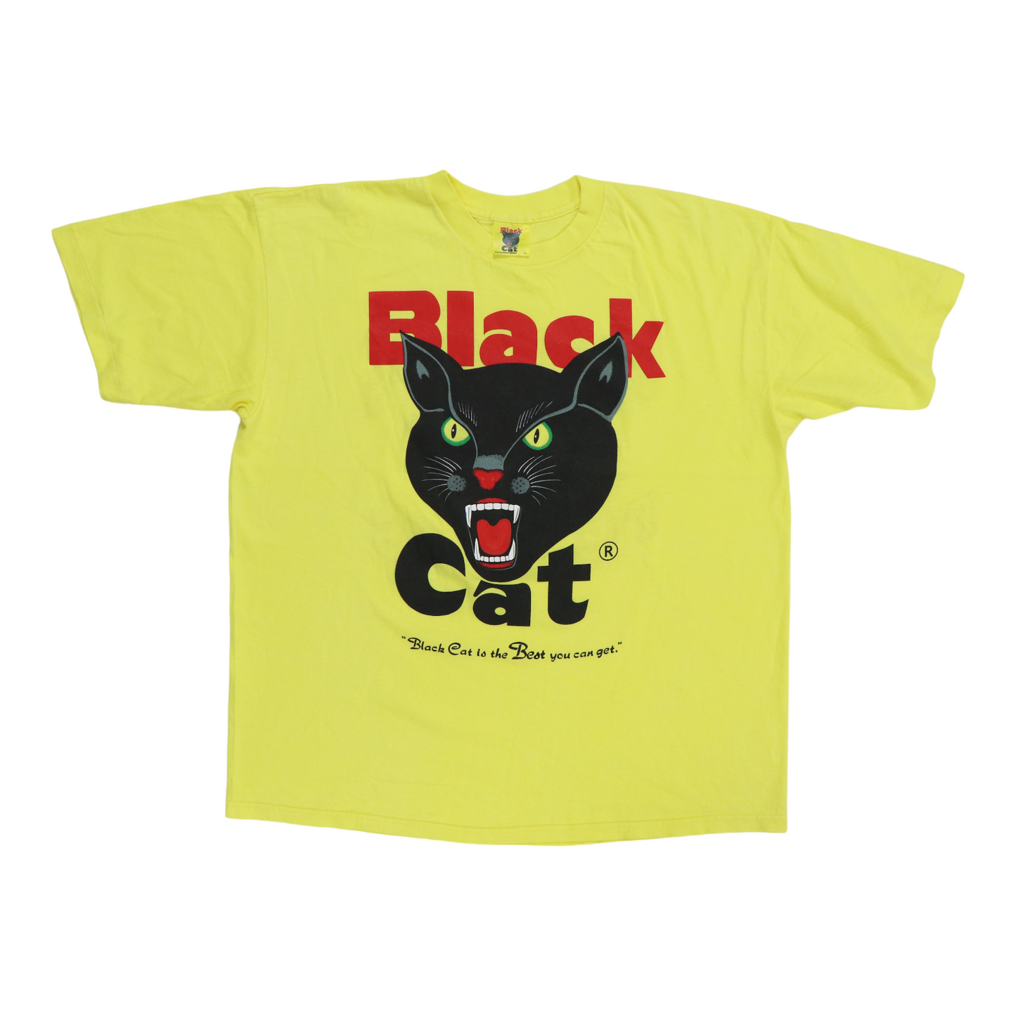 Original vintage 1990s Black Cat Fireworks Shirt | WyCo Vintage