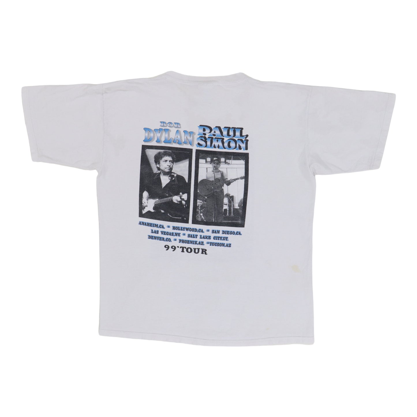 1999 Bob Dylan Paul Simon Tour Shirt