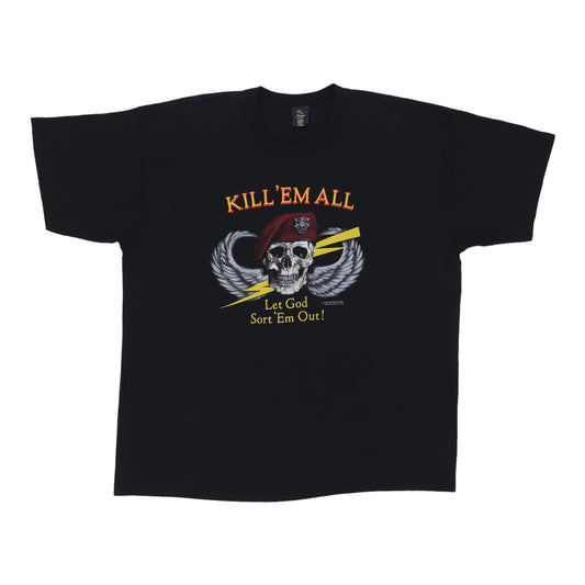 1986 Kill 'Em All Let God Sort 'Em Out Shirt