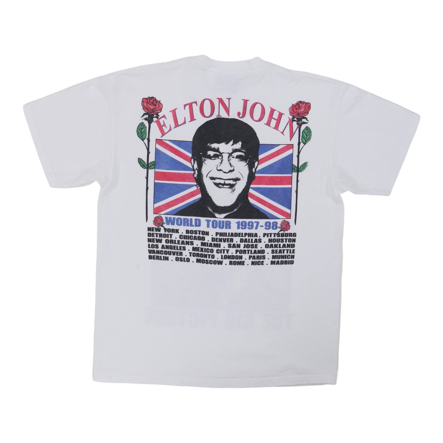 1997 Elton John The Big Picture World Tour Shirt | Authentic