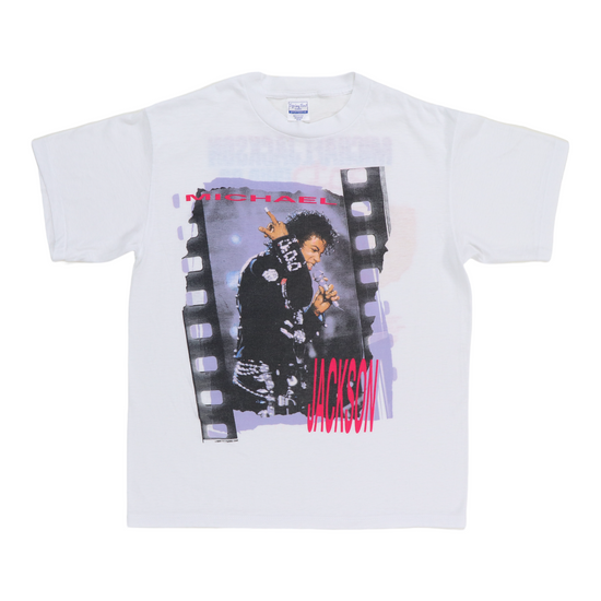 SIMILAR DIARY Bootleg Tシャツ 1988 Original vintage 1988 Michael Jackson Bad Tour Shirt | WyCo