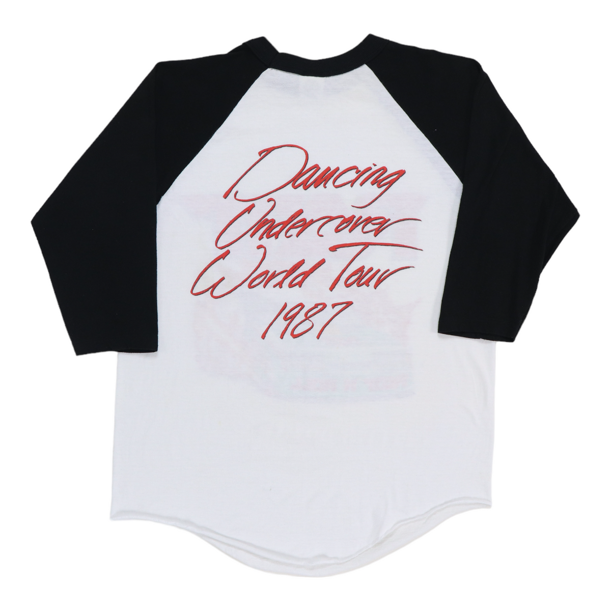 RATT 90s ラグランベースボールシャツ medium 1987 Ratt Dancing Undercover World Tour Jersey Shirt | Authentic