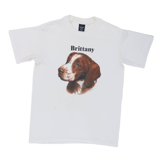 1990s Brittany Spaniel Dog Shirt