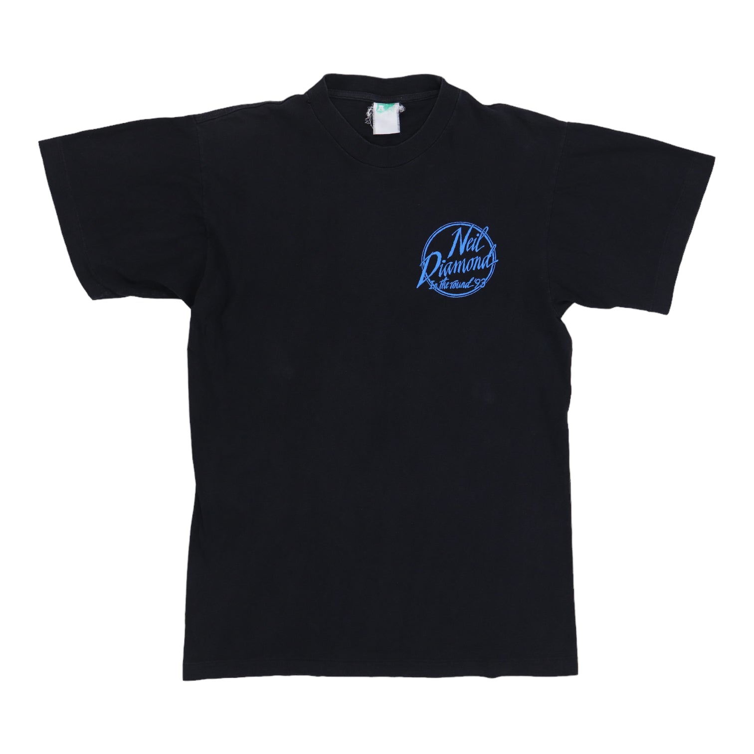 1993 Neil Diamond Crew Concert Shirt | Authentic Vintage Tee