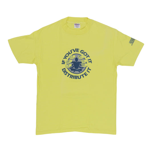 1980s If You Got It Distribute It Data Shirt