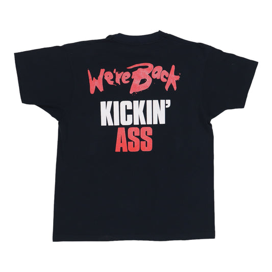 1989 Bon Jovi We're Back Kickin Ass Shirt