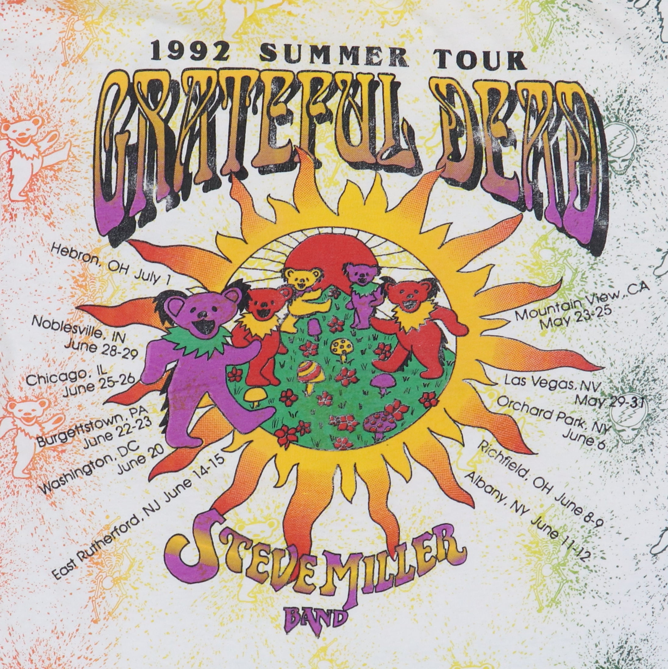 1992 Grateful Dead Summer Tour All Over Print Shirt – WyCo