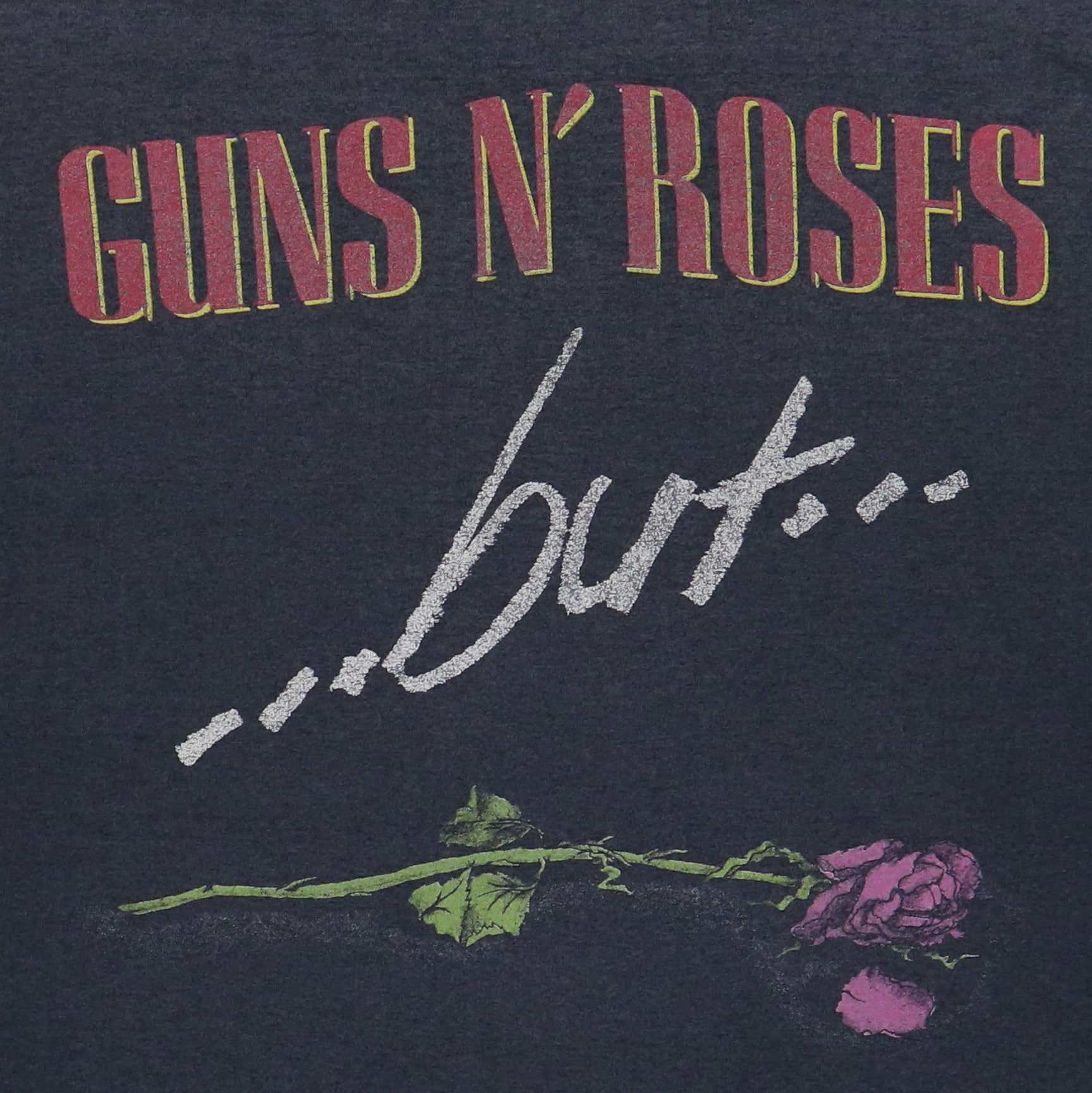 1989 Guns N Roses Used To Love Her Shirt | Authentic Vintage Tee