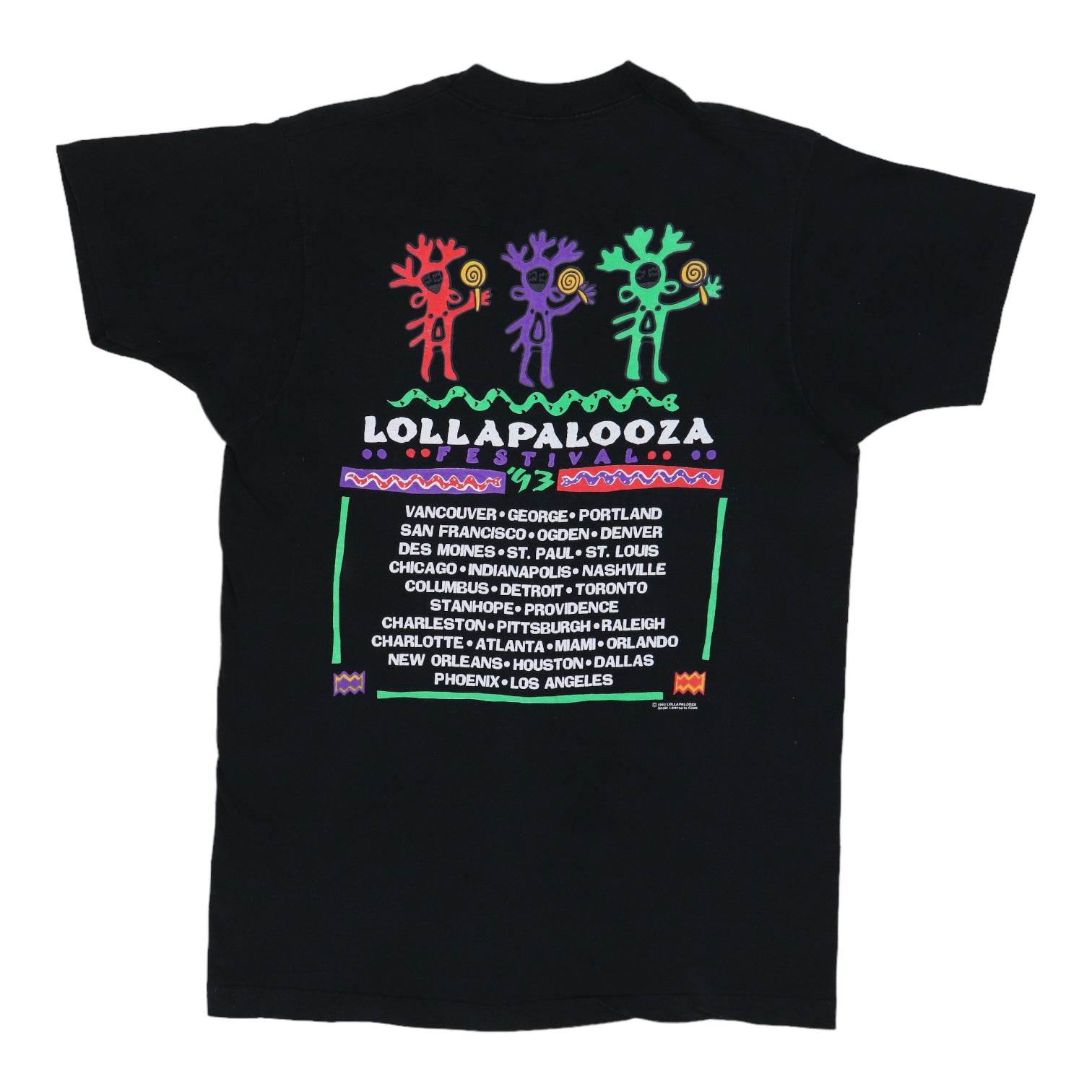 1993 Lollapalooza Festival Tour Shirt