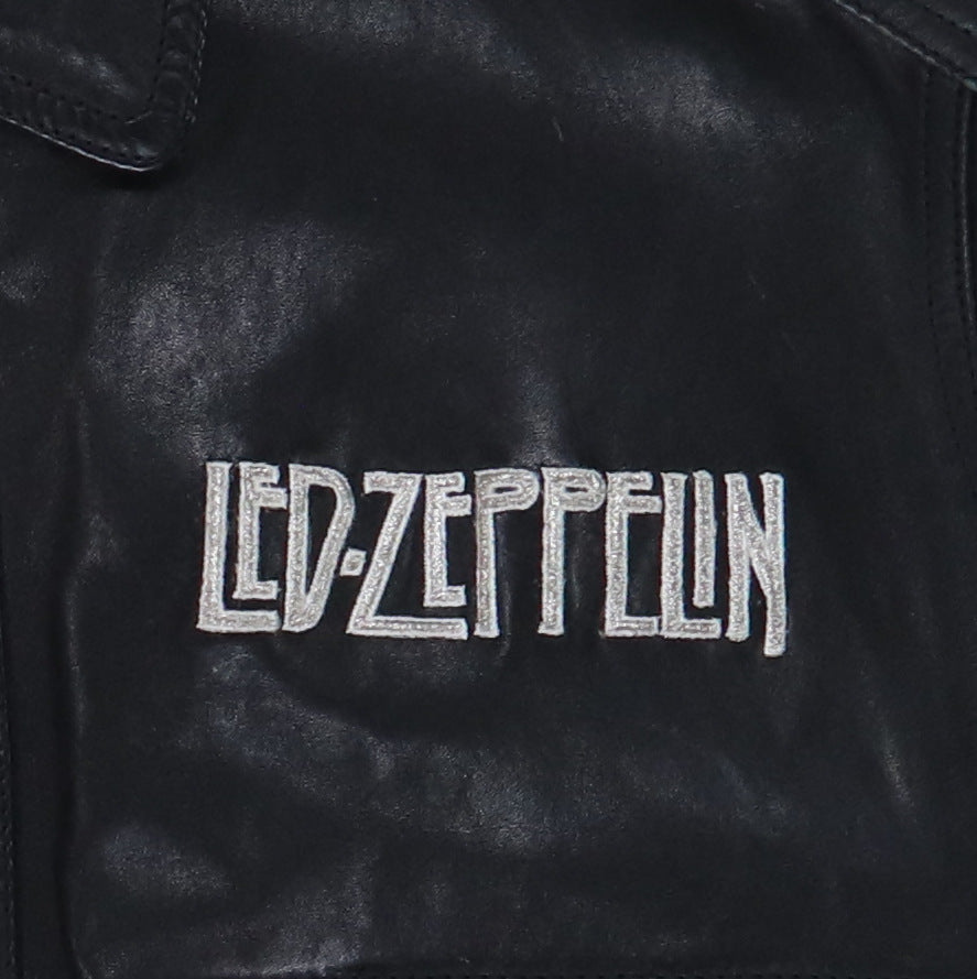 1980s Led Zeppelin ZOSO Leather Jacket