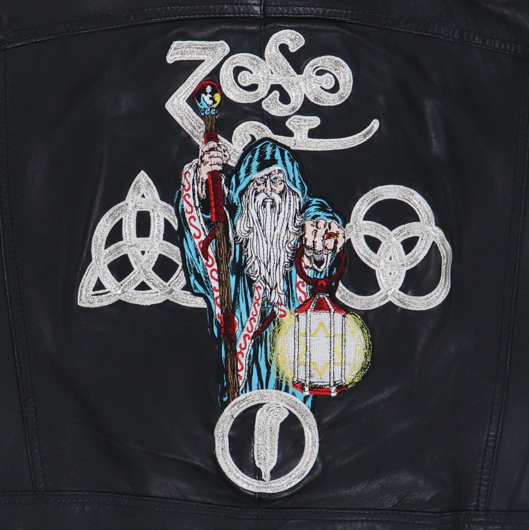 1980s Led Zeppelin ZOSO Leather Jacket – WyCo Vintage