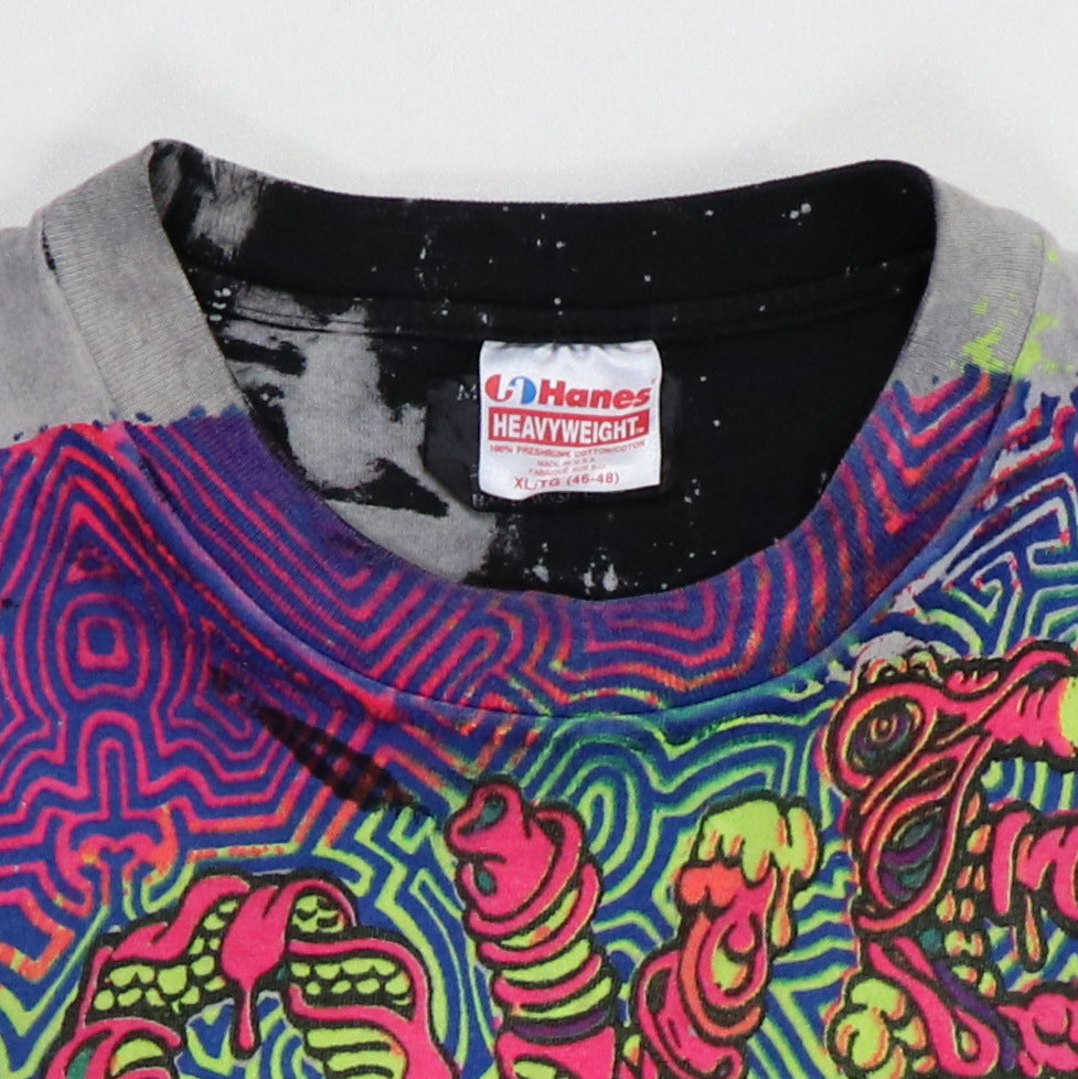 1980s Love Sex Death LSD Mosquitohead Shirt | Authentic Vintage