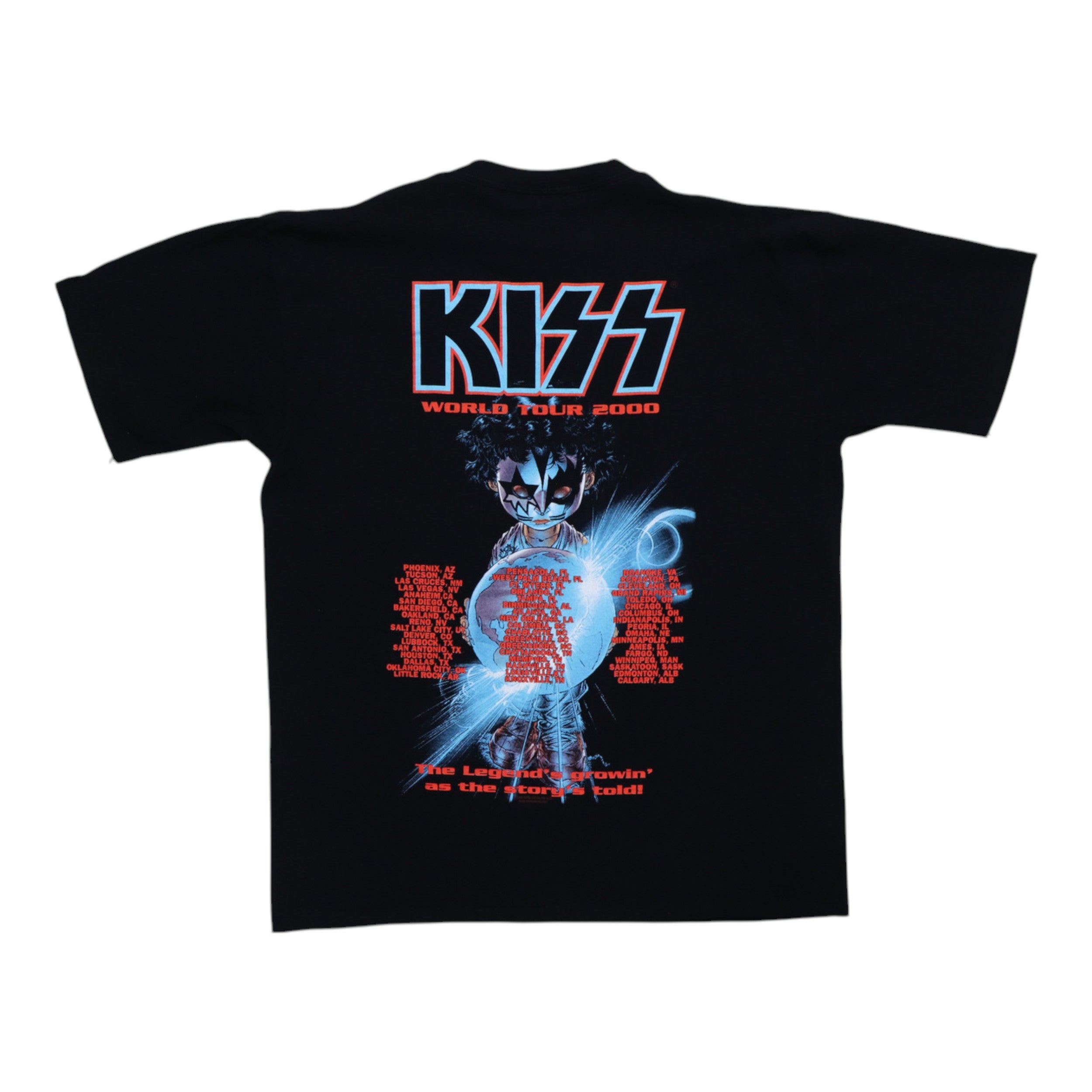 2000 Kiss Farewell Tour Shirt | Authentic Vintage Tee – WyCo Vintage